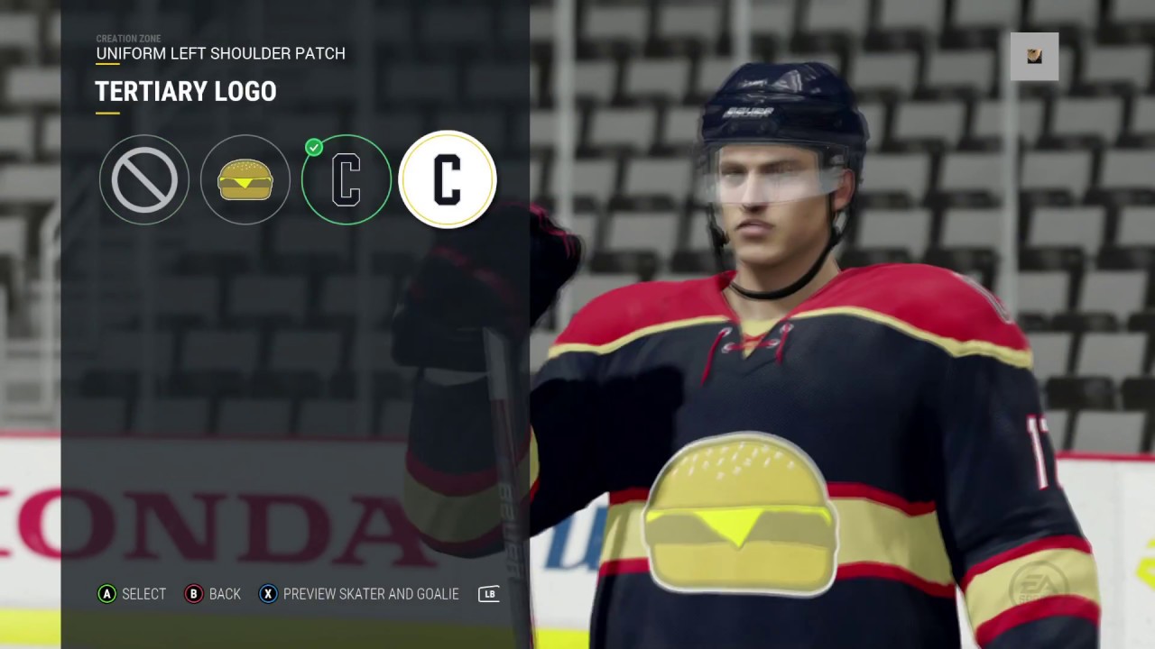 nhl 17 rosters